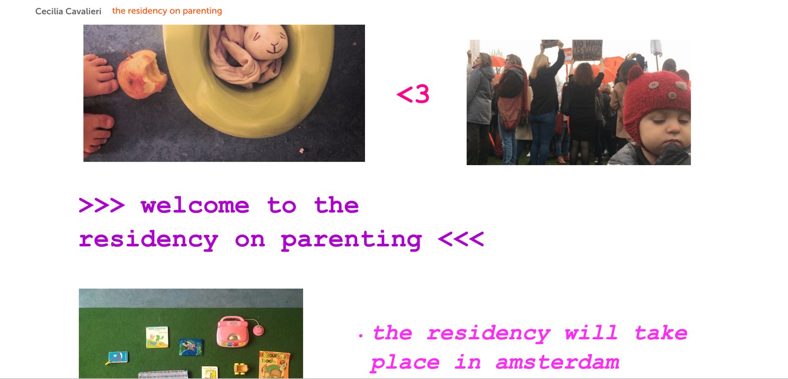the residency on parenting