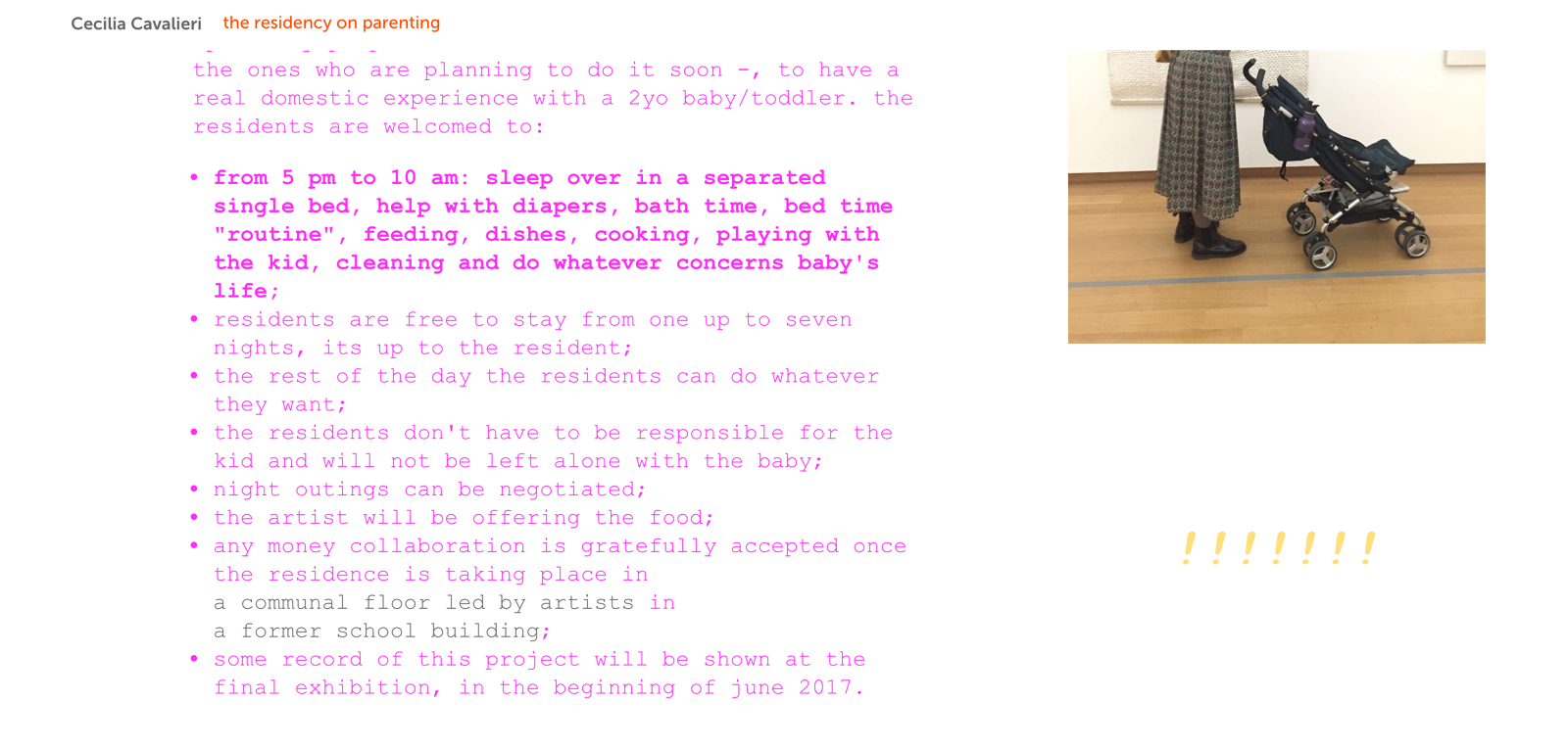 the residency on parenting