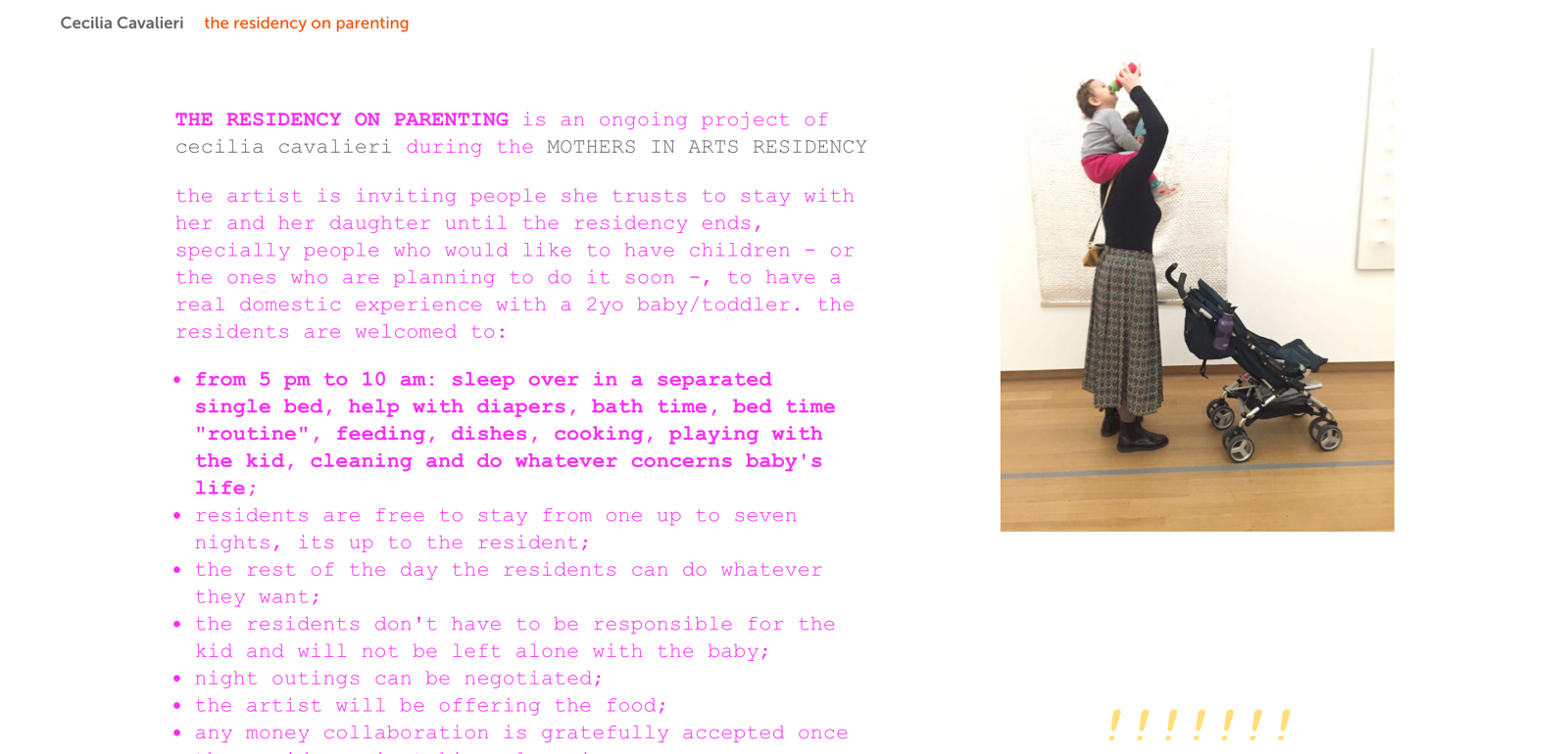 the residency on parenting